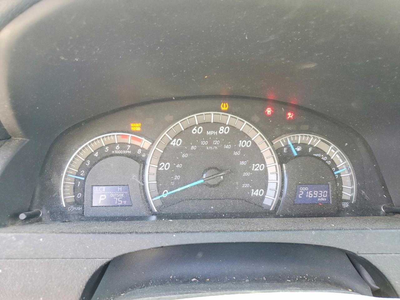2012 TOYOTA CAMRY