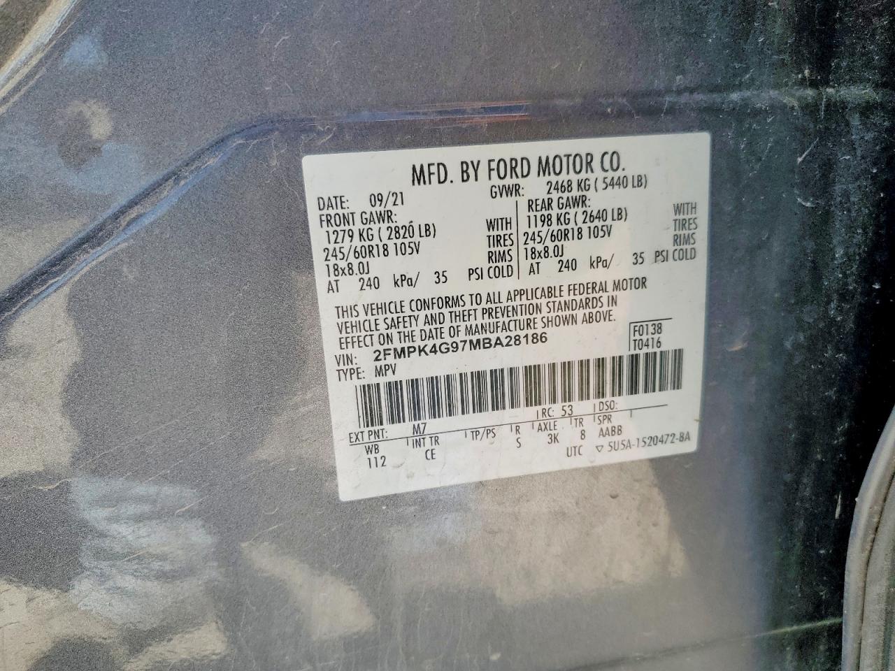 2021 FORD EDGE