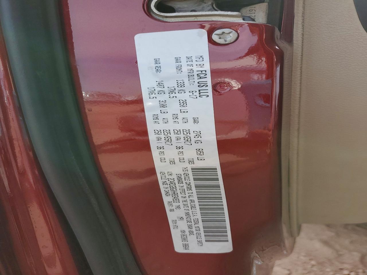 2017 DODGE CARAVAN