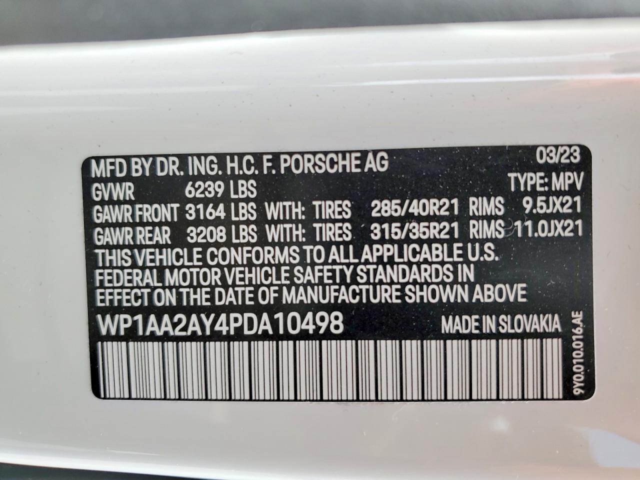 2023 PORSCHE CAYENNE