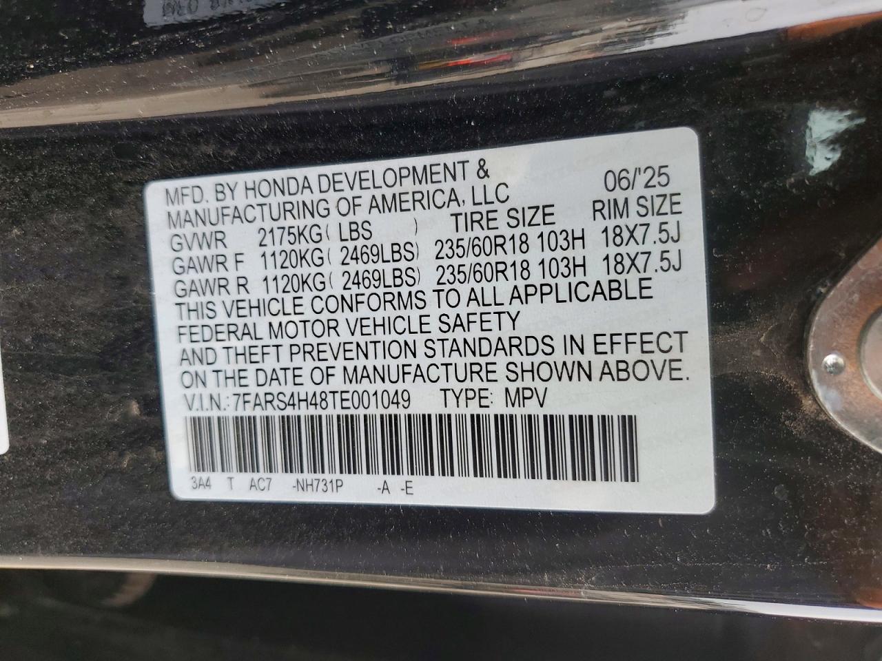 2026 HONDA CRV