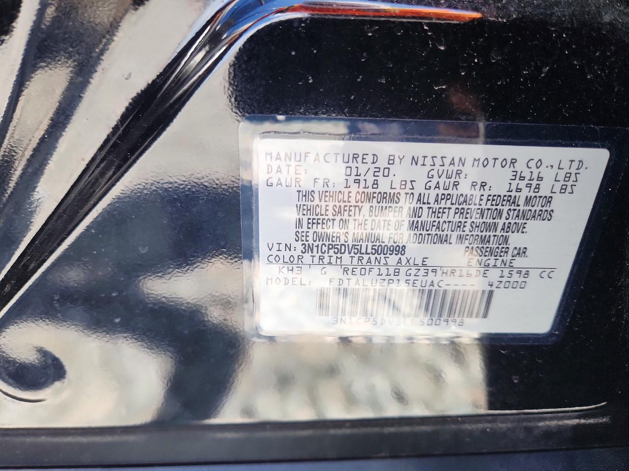 2020 NISSAN KICKS