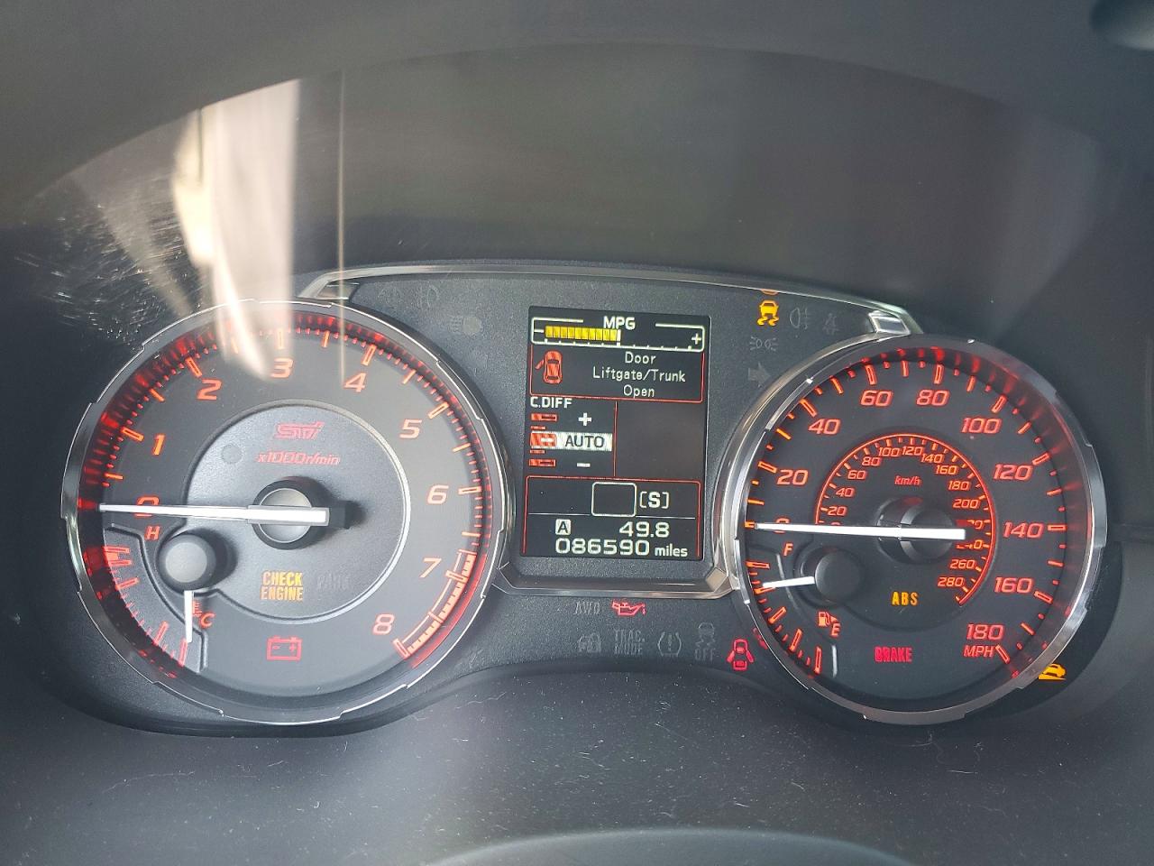 2016 SUBARU WRX