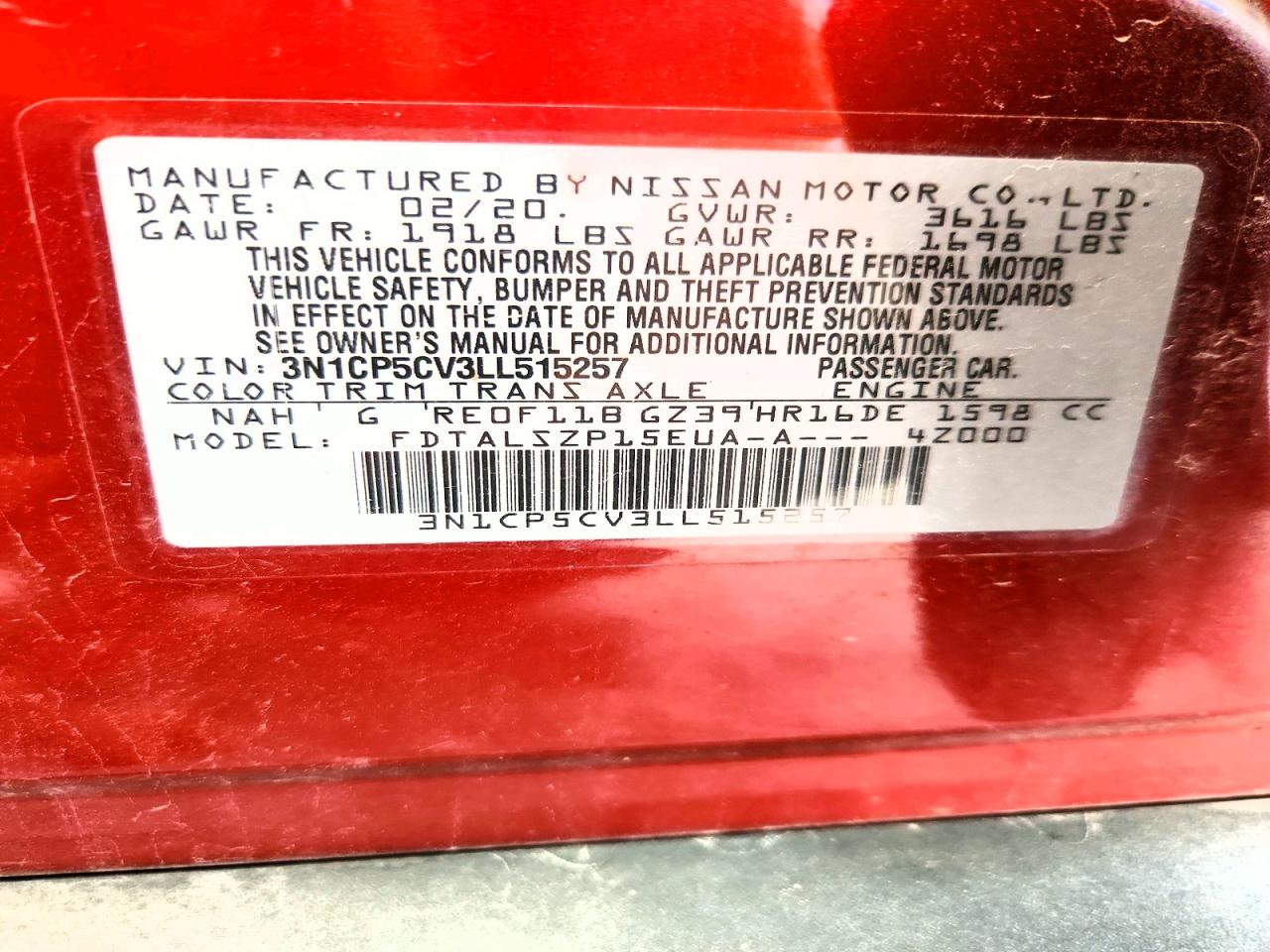 2020 NISSAN KICKS
