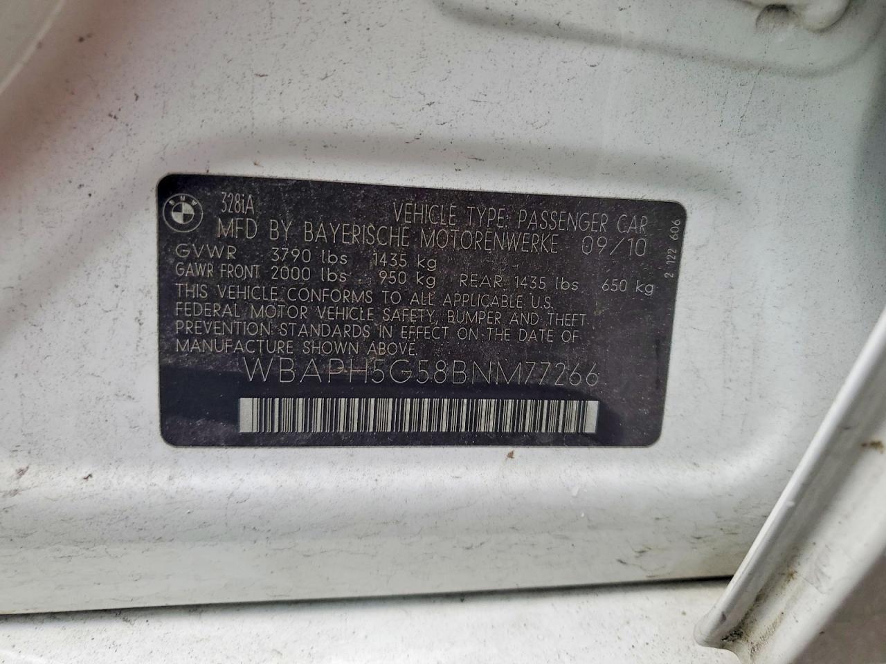 2011 BMW 3 SERIES