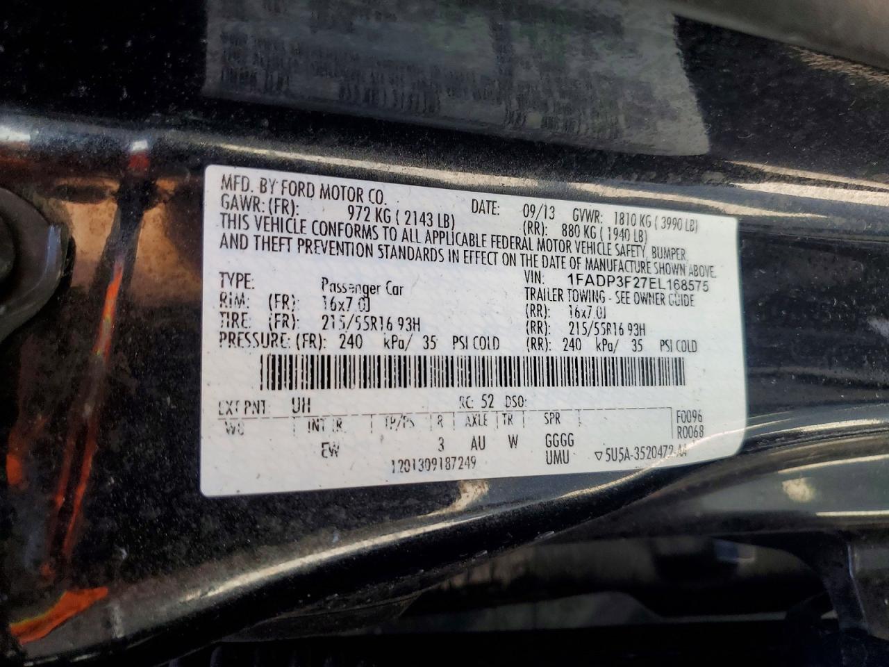 2014 FORD ALL Models