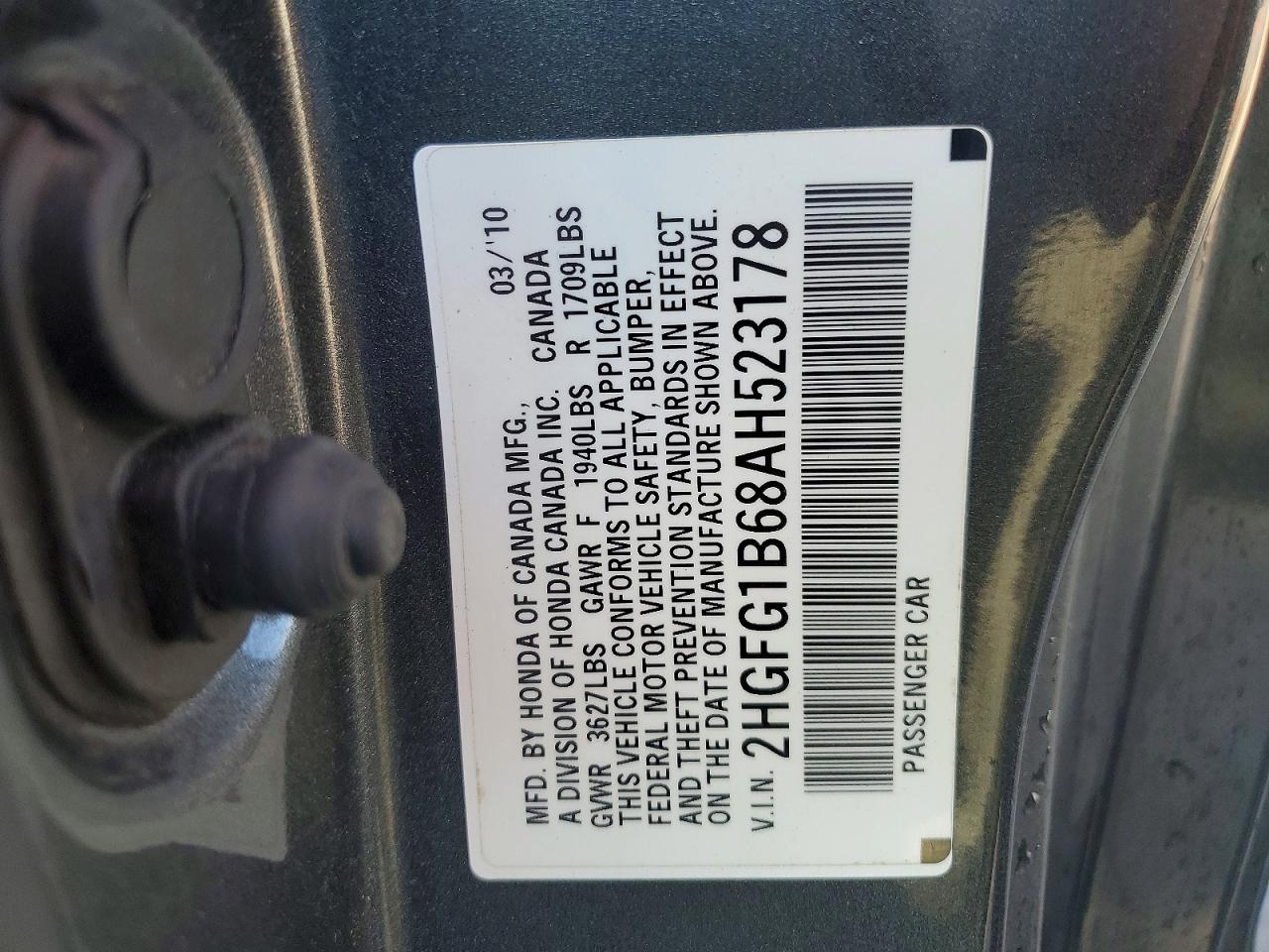 2010 HONDA CIVIC