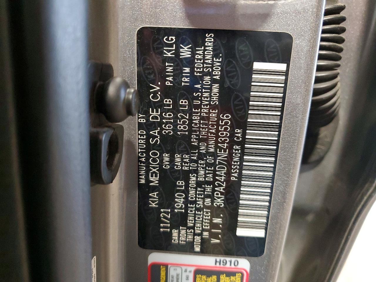 2022 KIA RIO