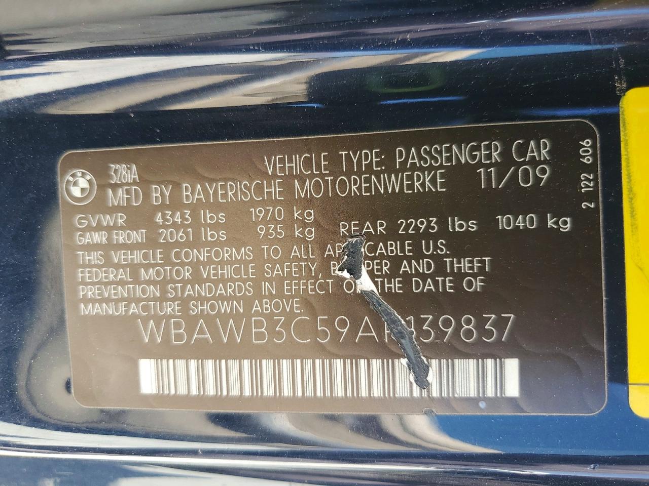 2010 BMW 3 SERIES