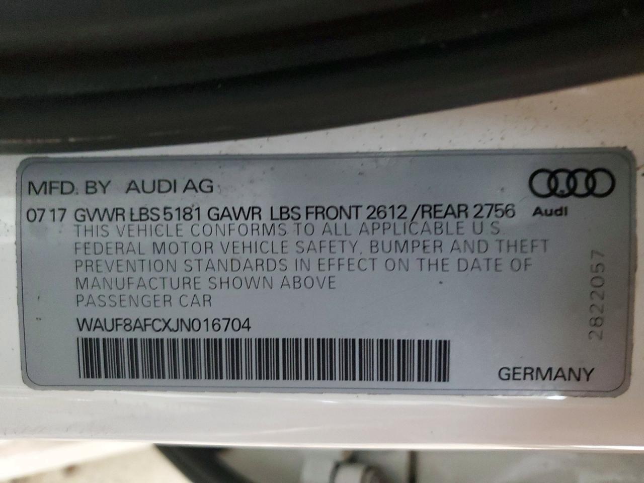 2018 AUDI A6