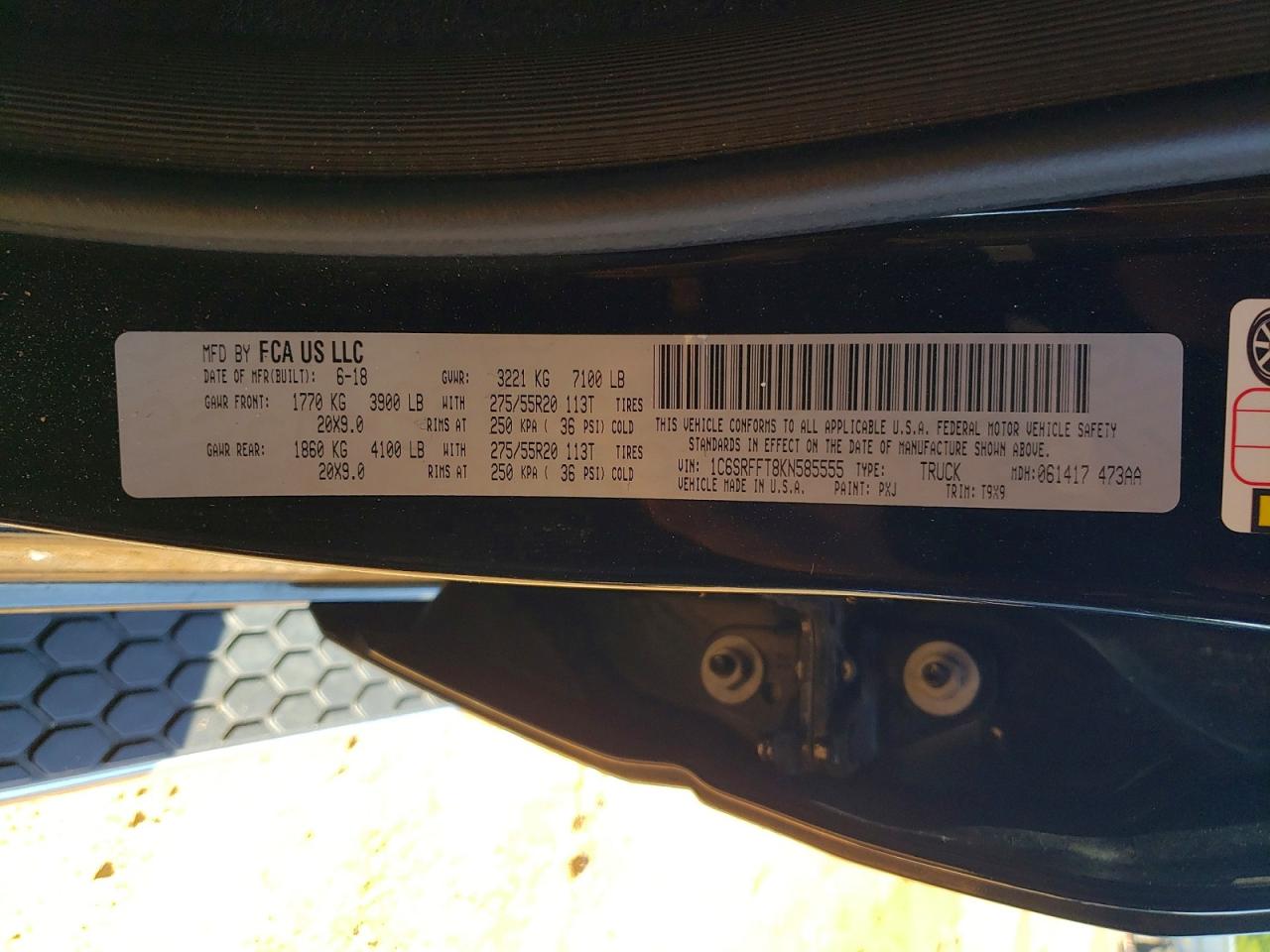 2019 RAM 1500