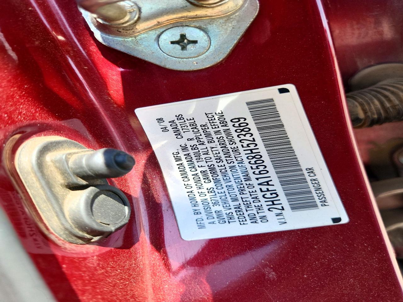 2008 HONDA CIVIC