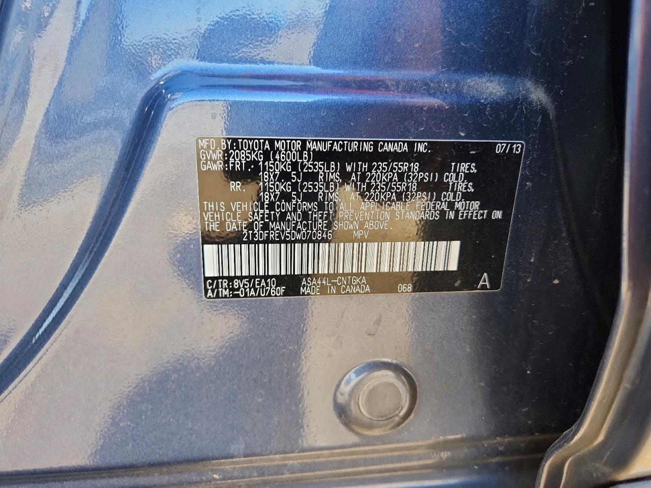 2013 TOYOTA RAV4