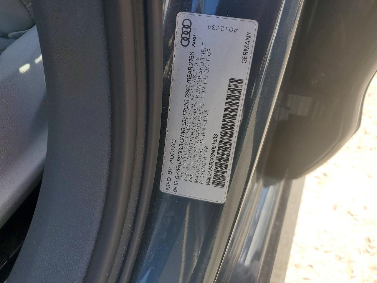 2016 AUDI A6