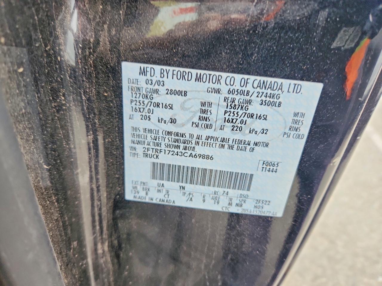 2003 FORD All Models