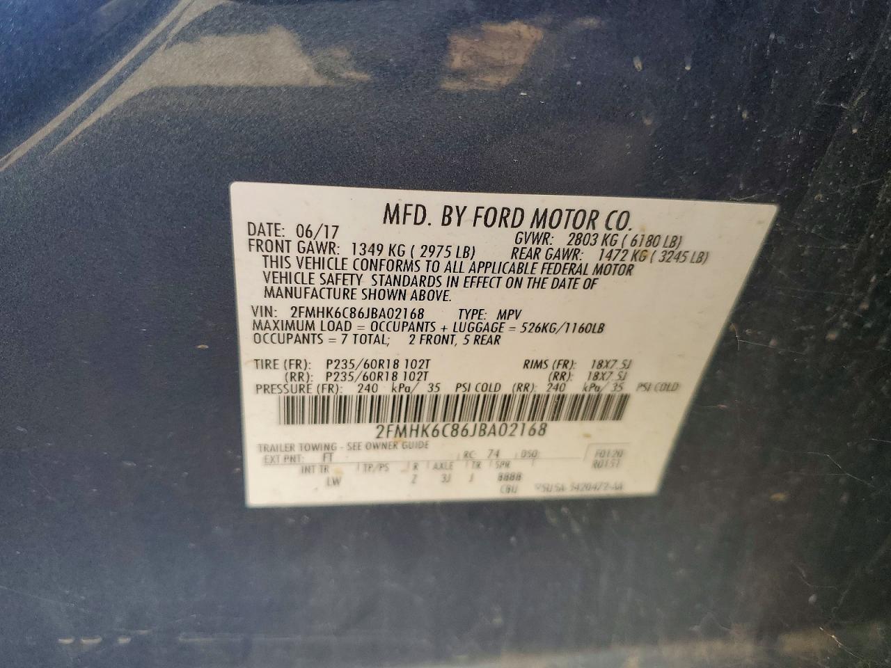 2018 FORD FLEX