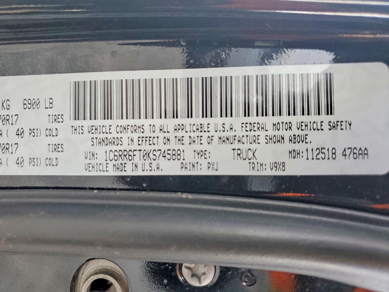2019 RAM 1500