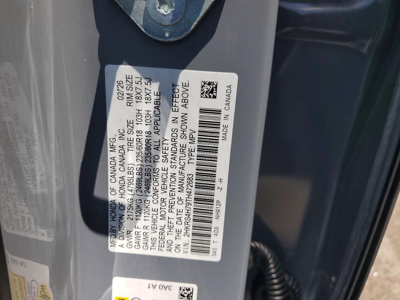 2026 HONDA CRV