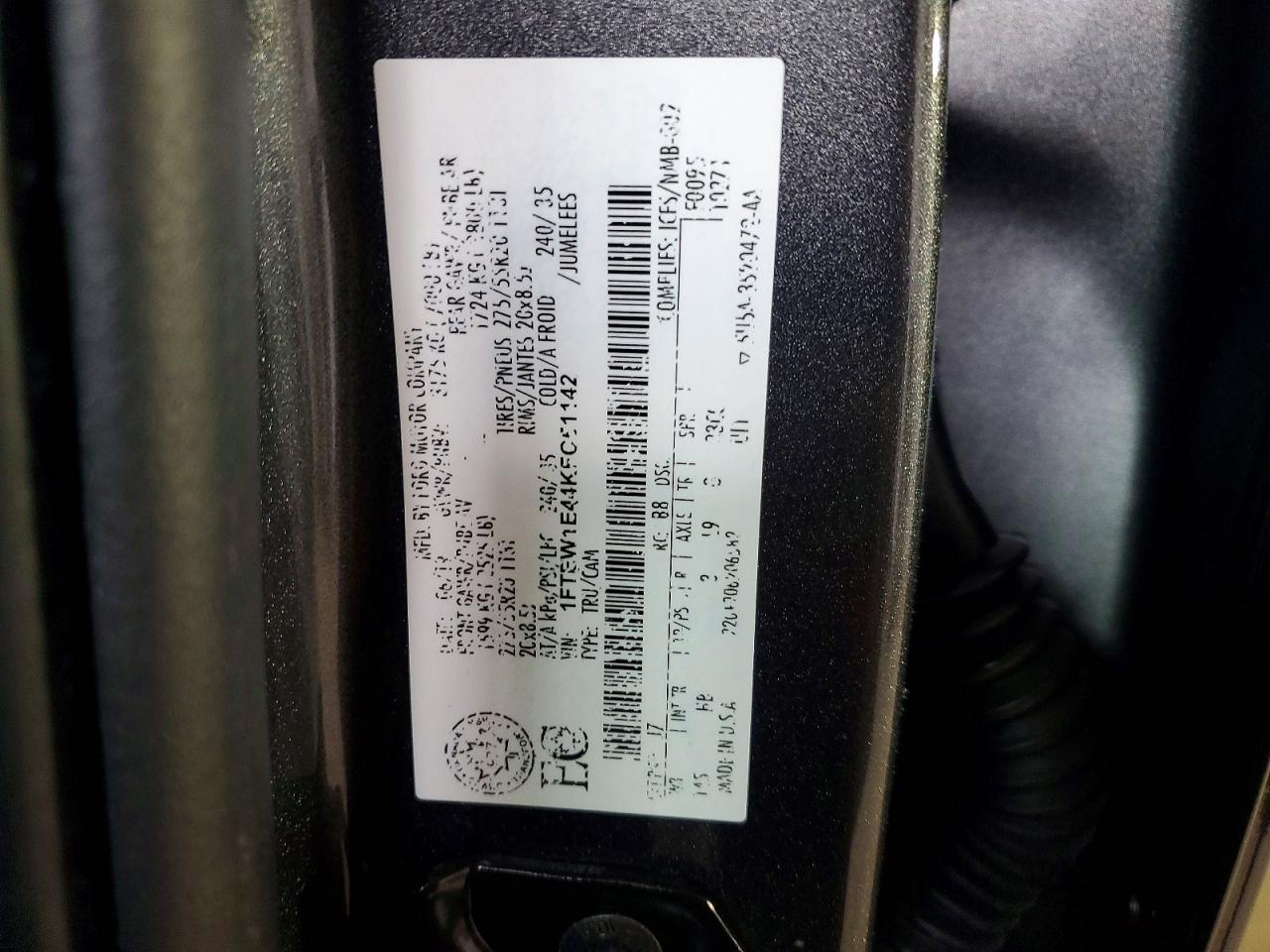 2019 FORD F150