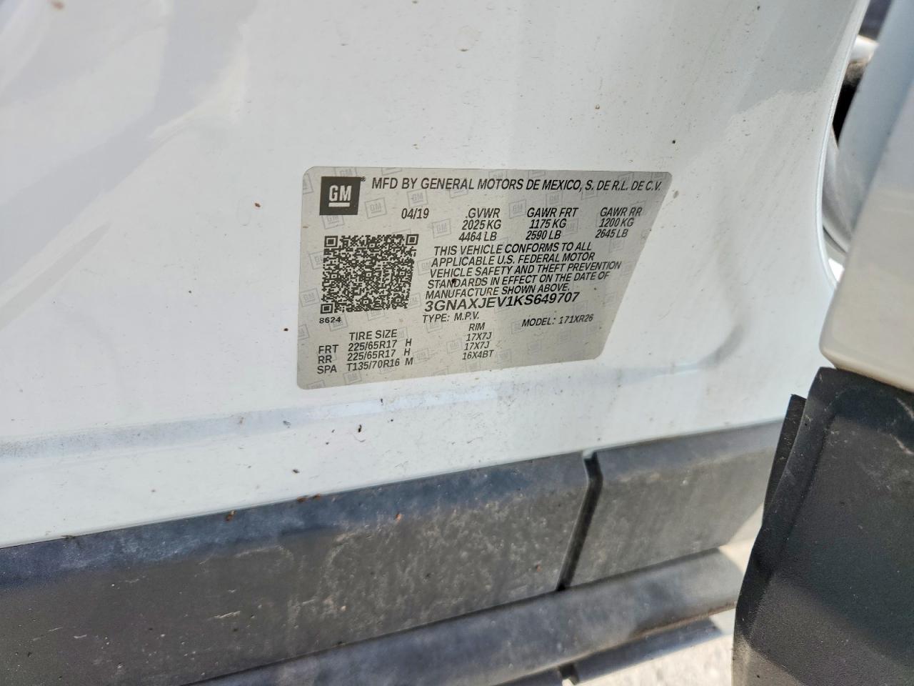 2019 CHEVROLET EQUINOX
