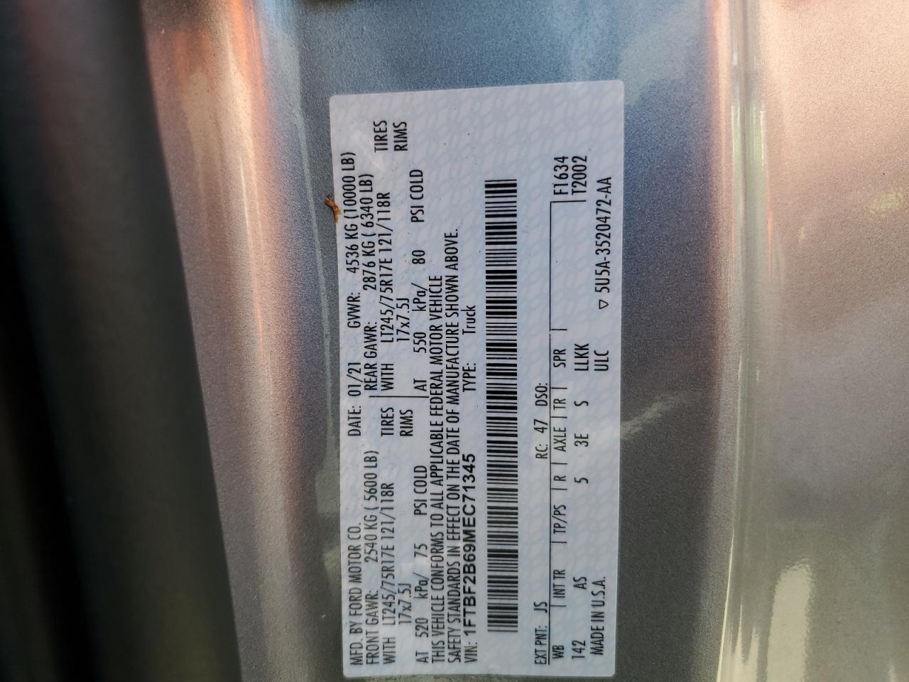 2021 FORD F250