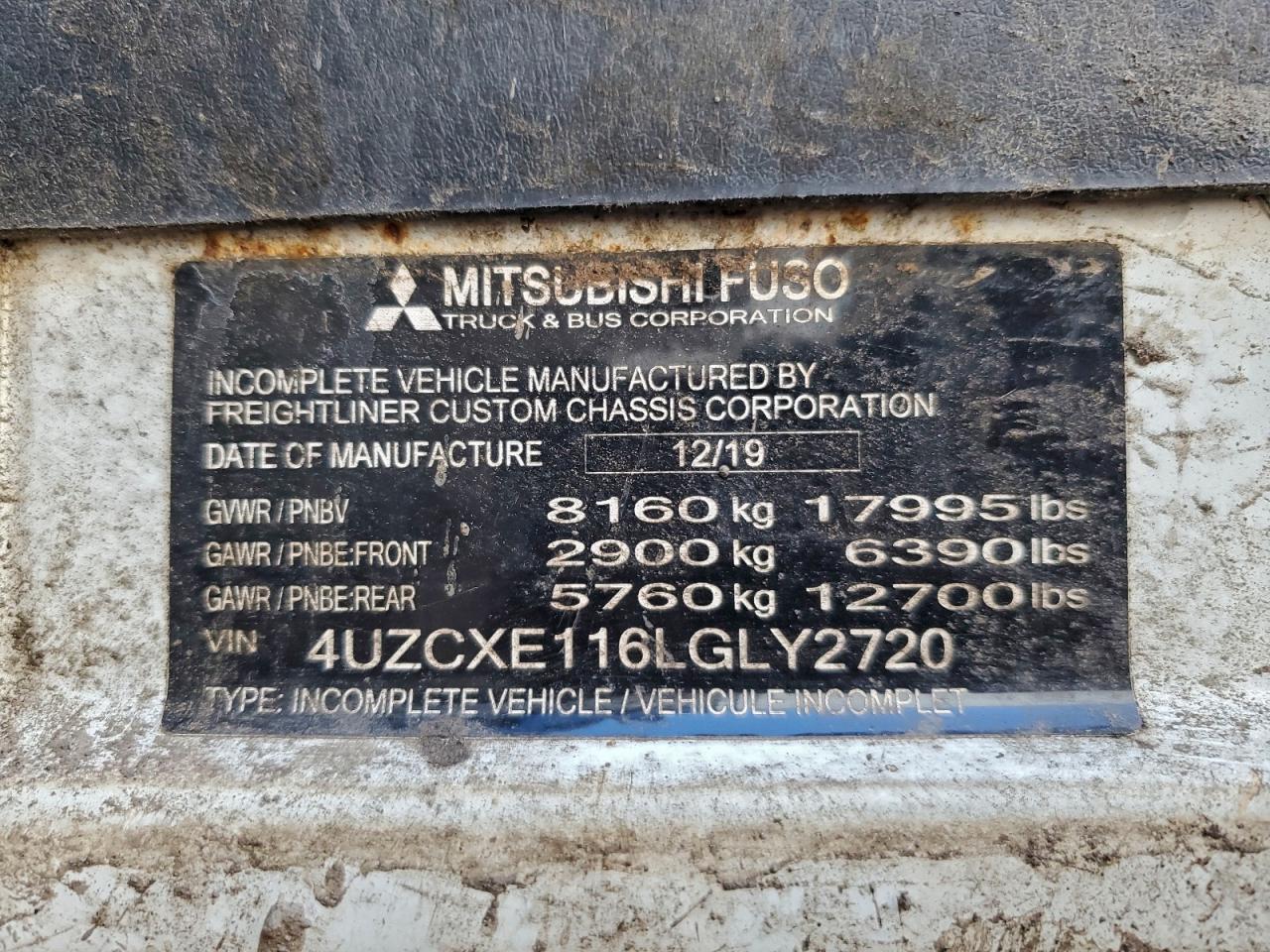2020 MITSUIFUSO ALL OTHER