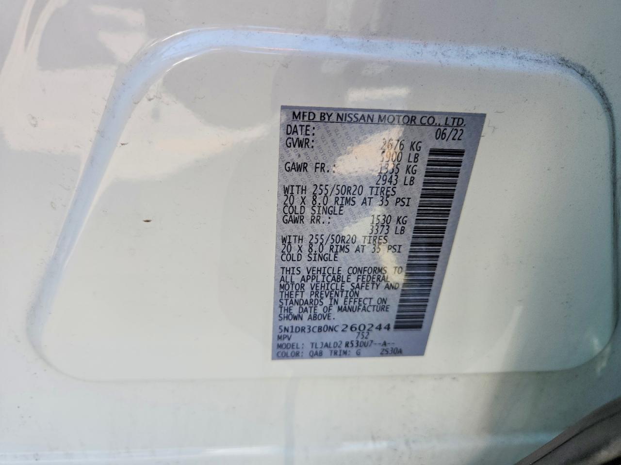 2022 NISSAN PATHFINDER