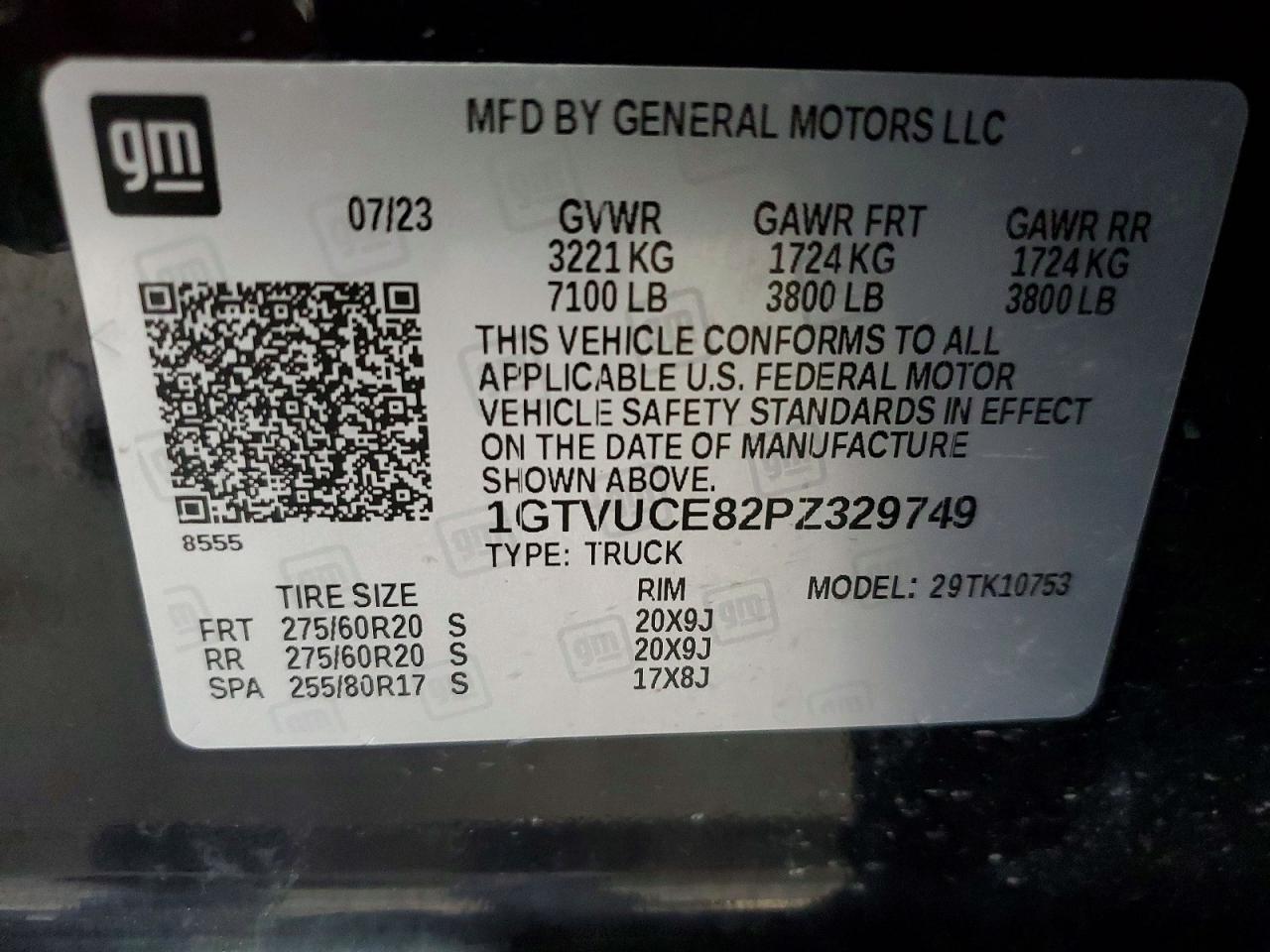 2023 GMC SIERRA