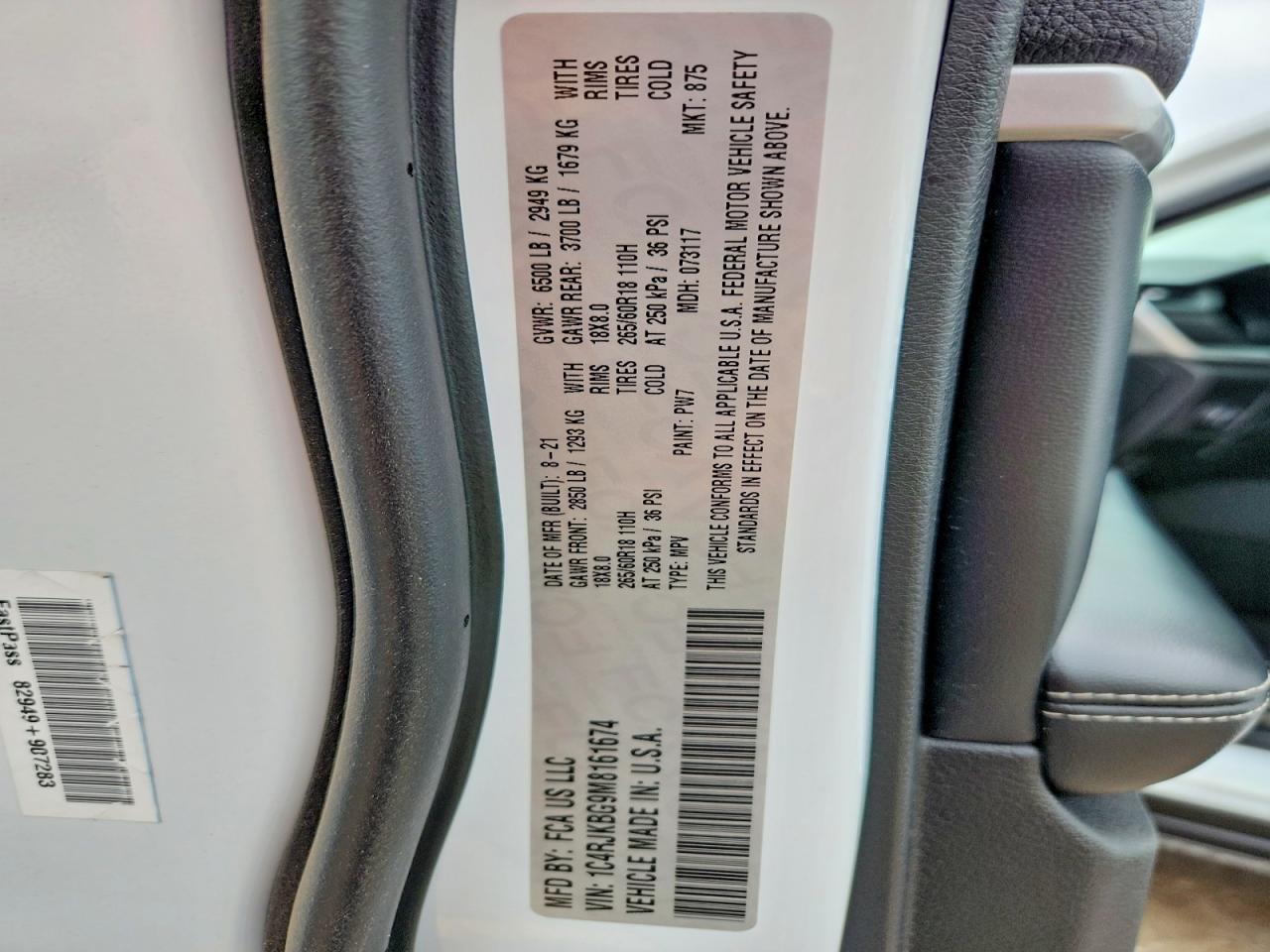 2021 JEEP CHEROKEE