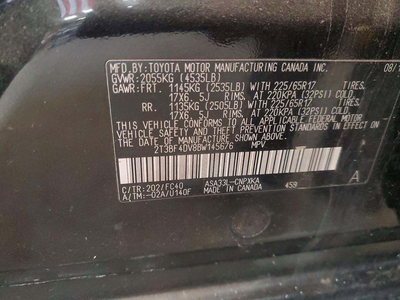 2011 TOYOTA RAV4