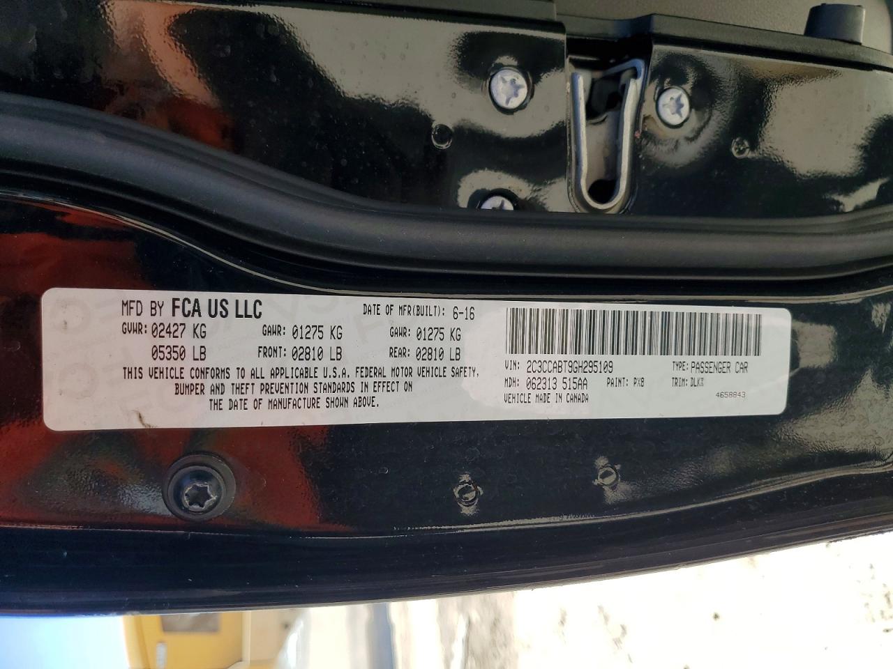 2016 CHRYSLER 300