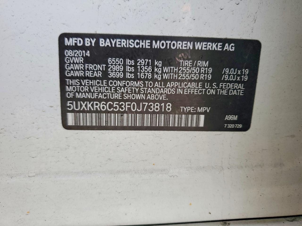 2015 BMW X5