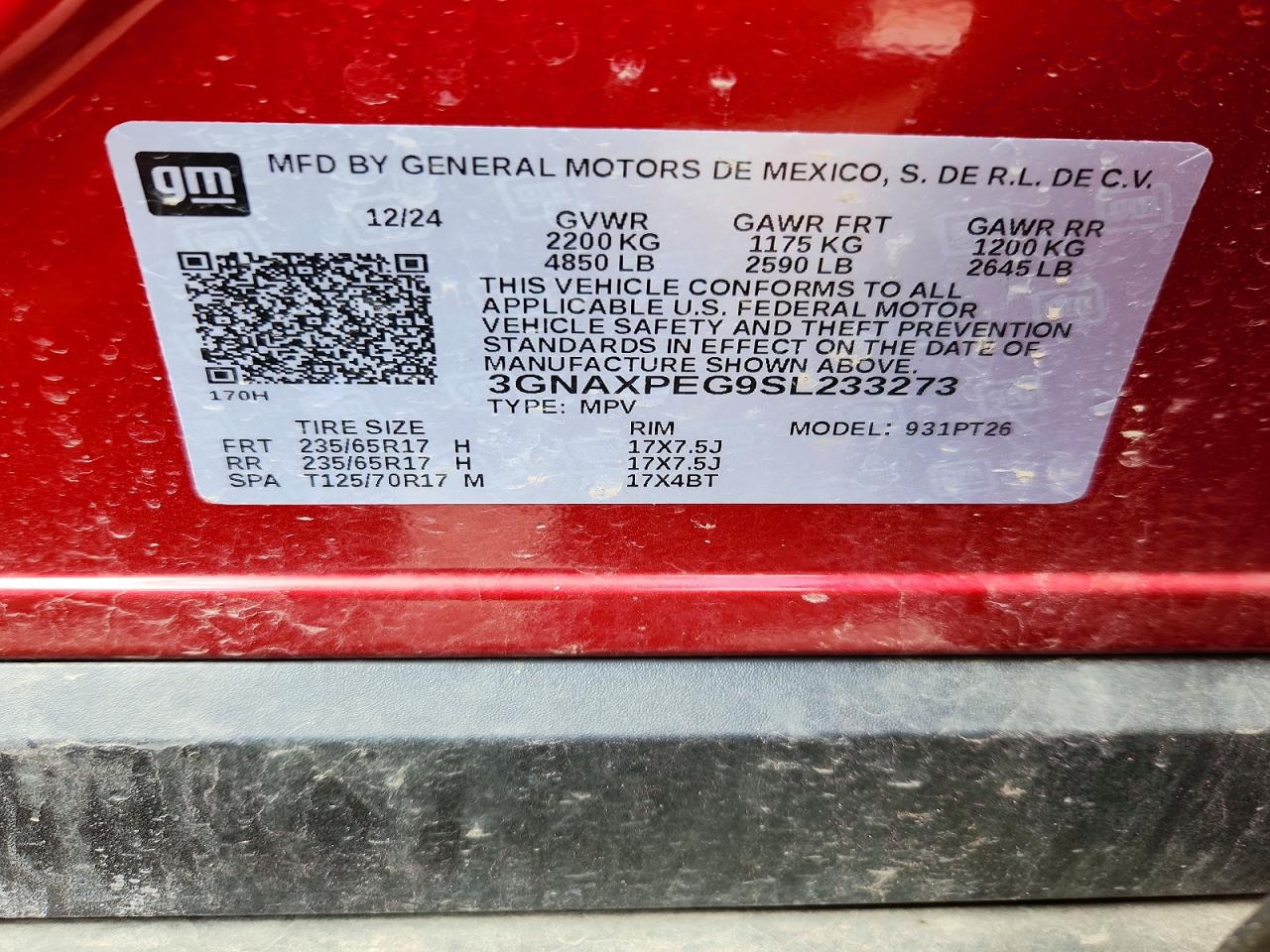 2025 CHEVROLET EQUINOX