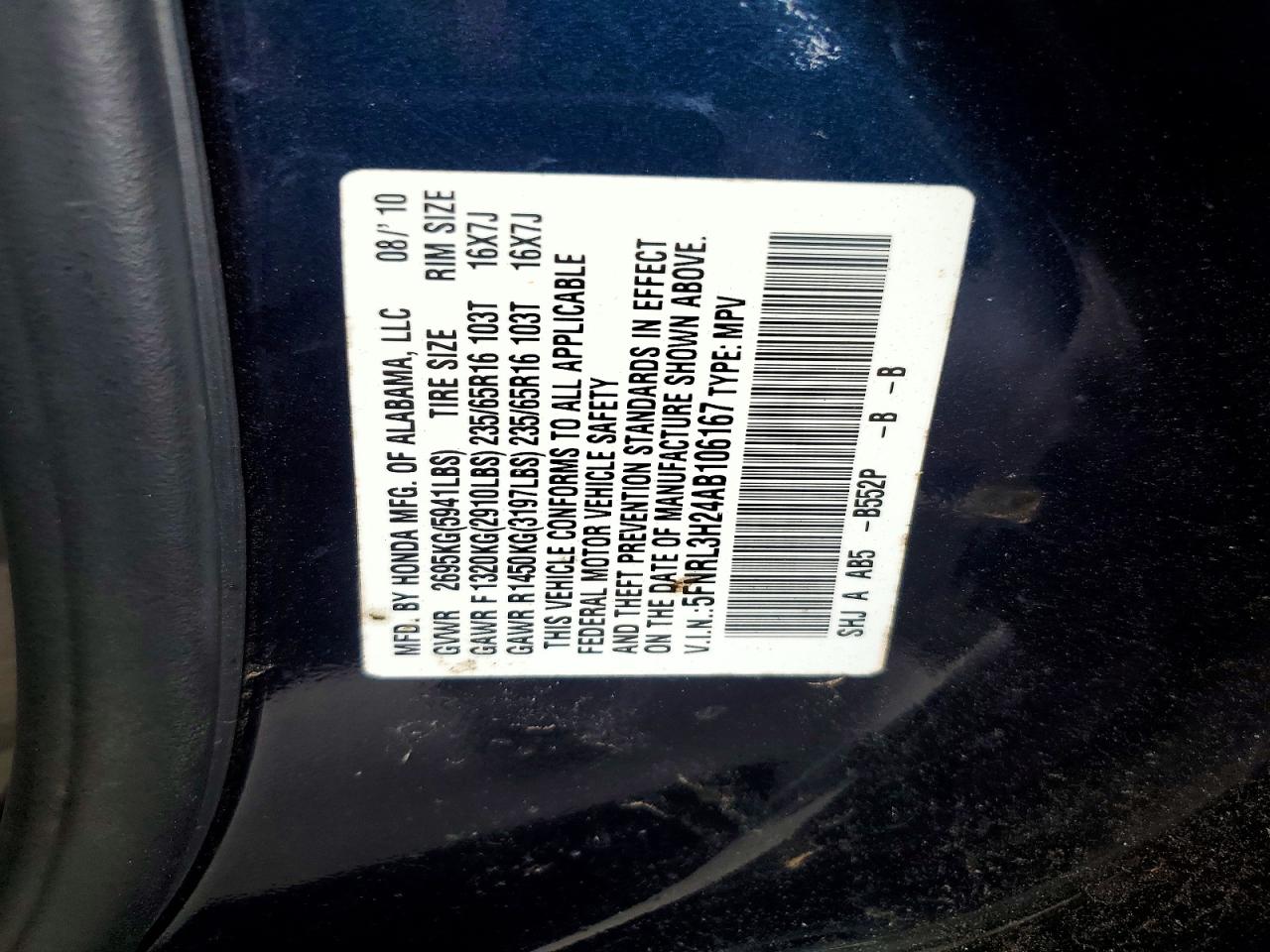 2010 HONDA All Models