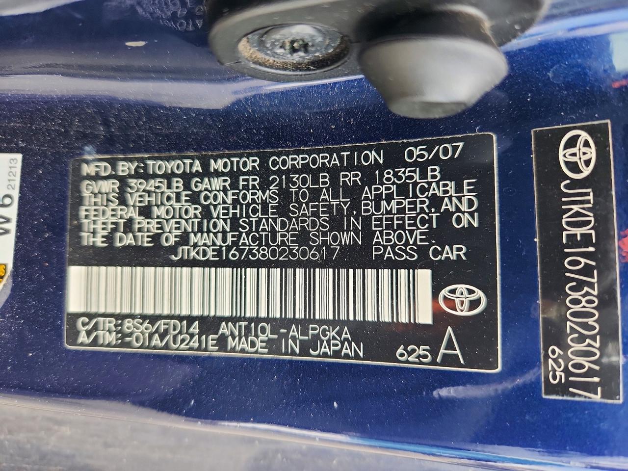 2008 SCION TC