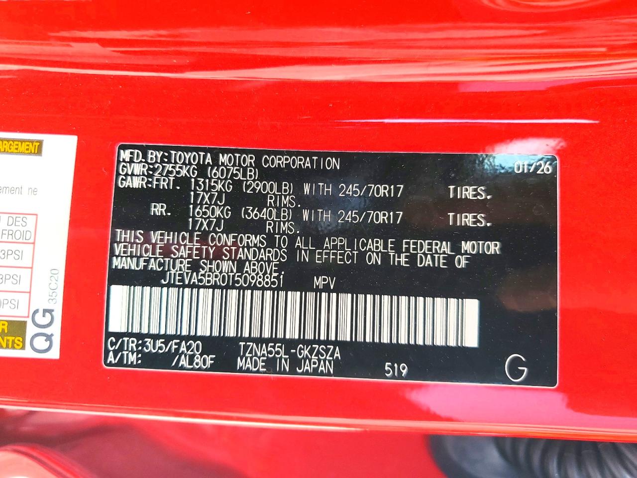 2026 TOYOTA 4RUNNER