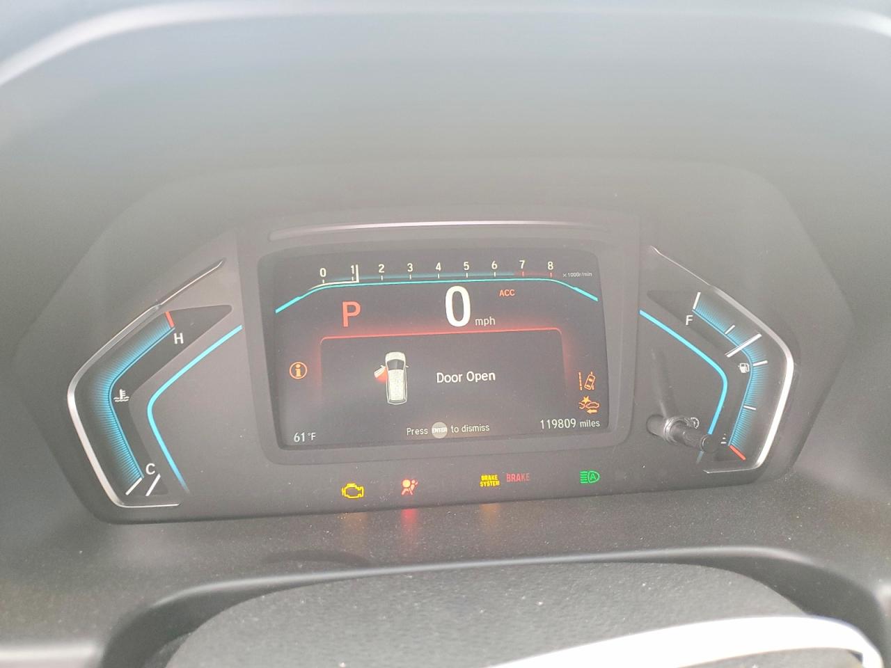 2018 HONDA ODYSSEY