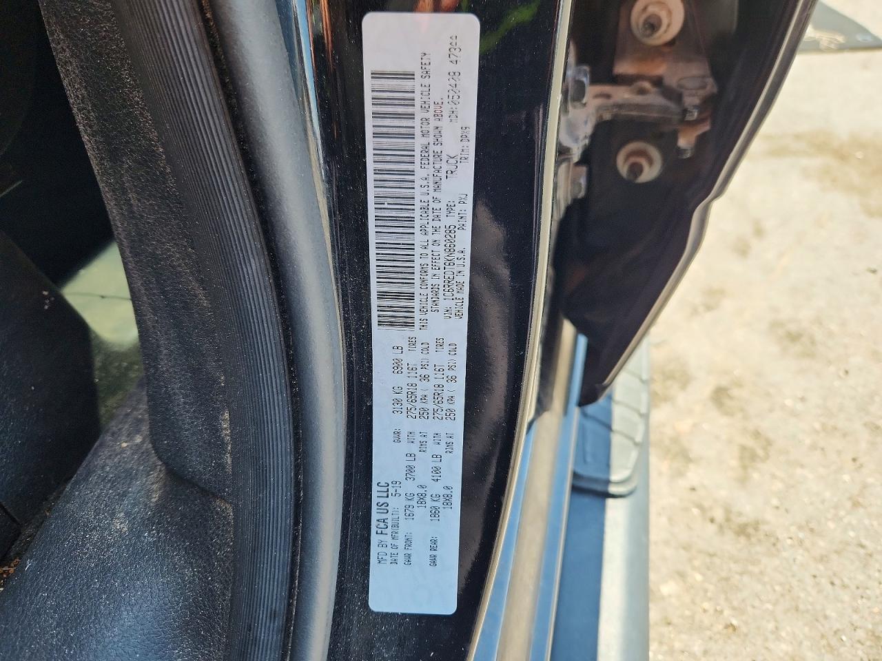 2019 RAM 1500