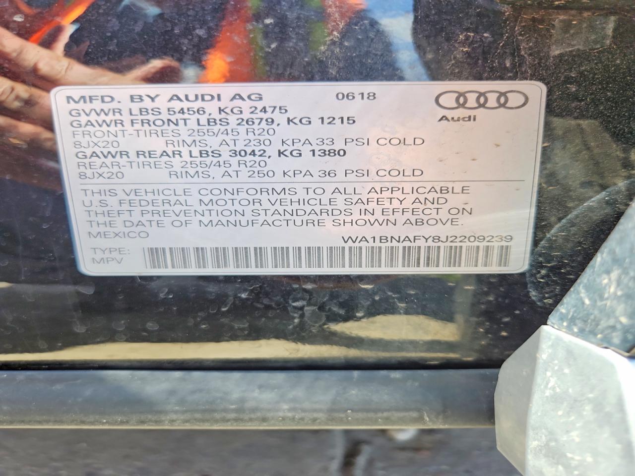 2018 AUDI Q5