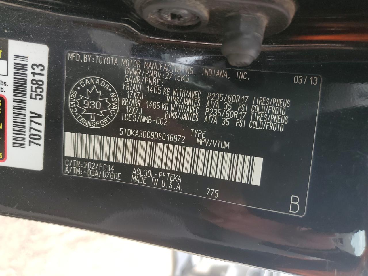 2013 TOYOTA All Models