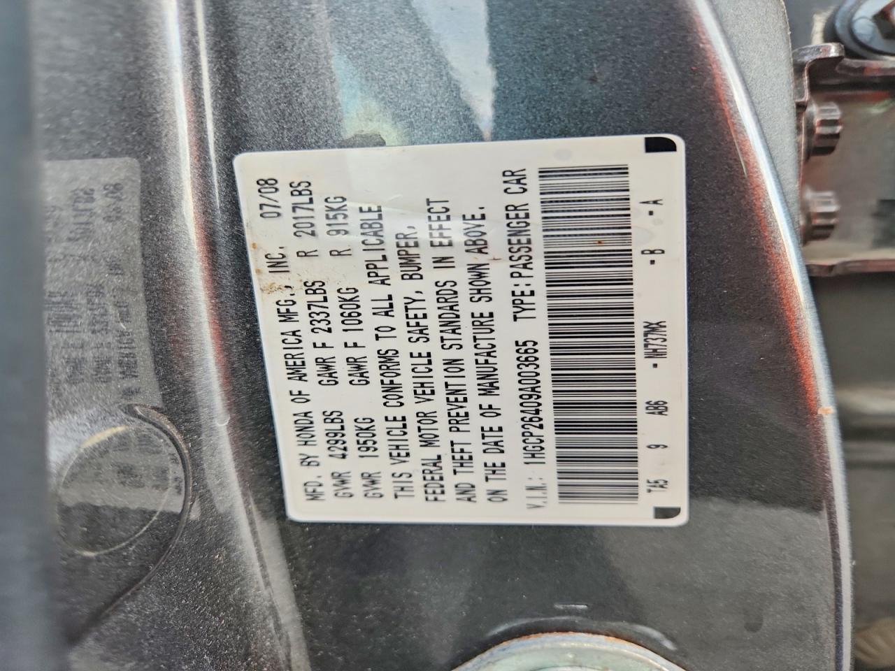 2009 HONDA ACCORD