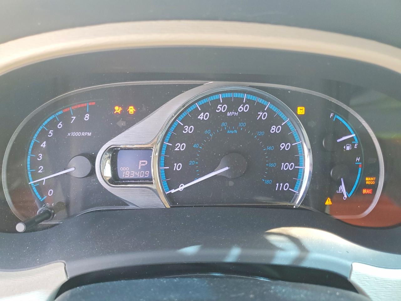 2012 TOYOTA SIENNA