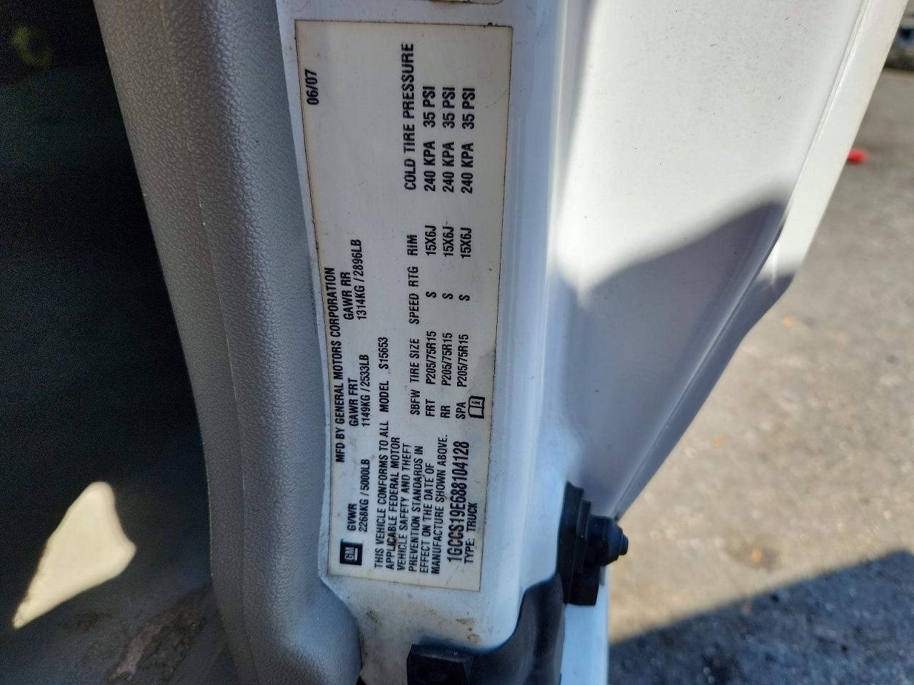 2008 CHEVROLET COLORADO