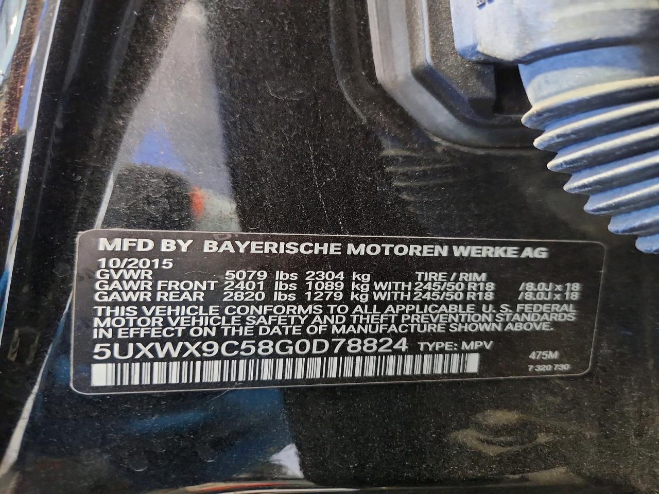 2016 BMW X3