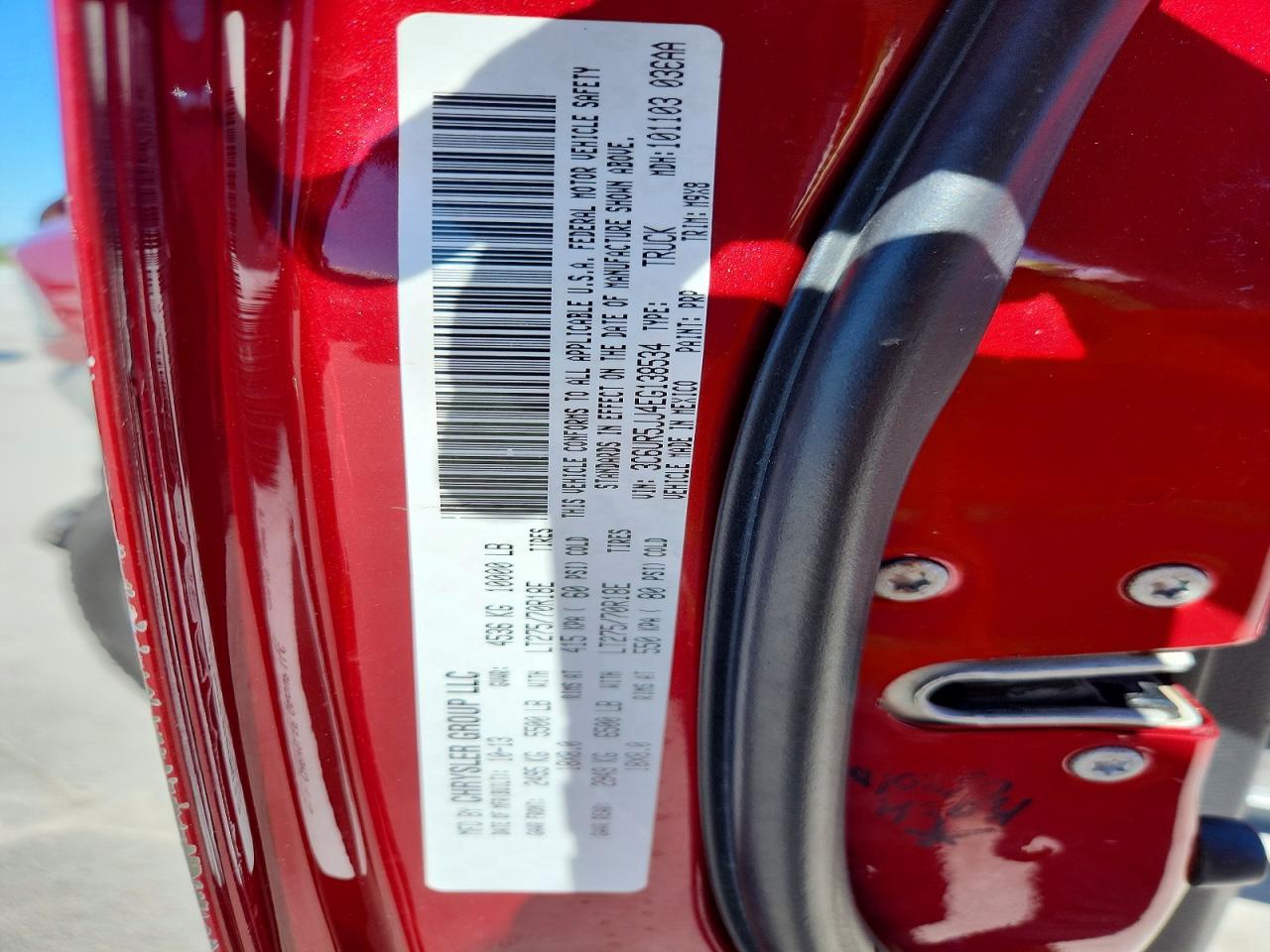 2014 RAM 2500