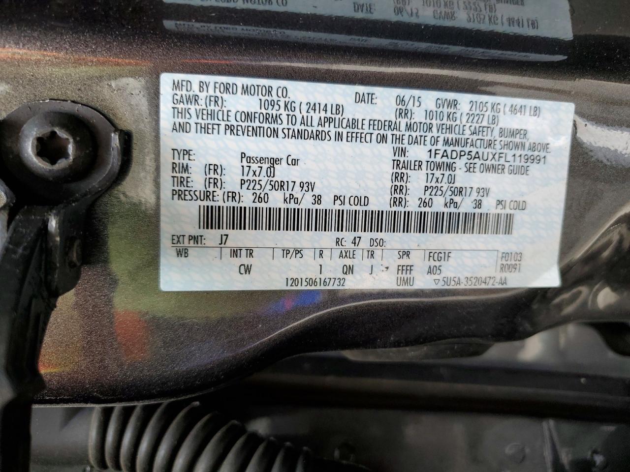 2015 FORD CMAX