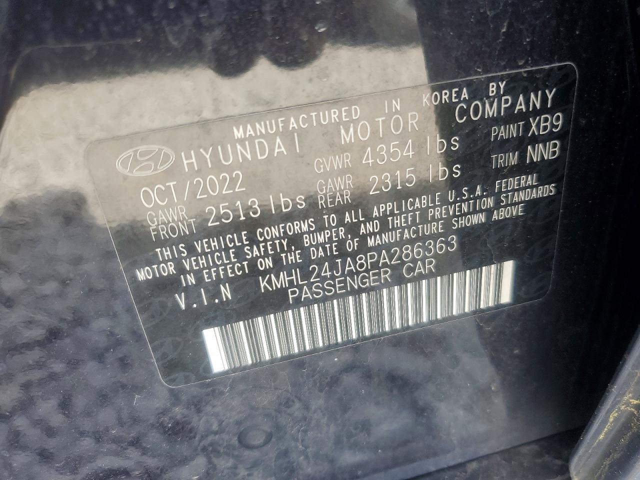2023 HYUNDAI SONATA