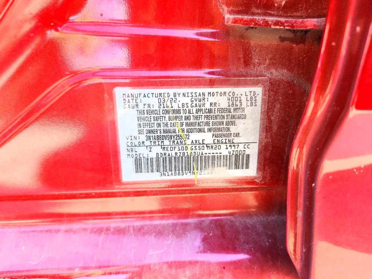 2022 NISSAN SENTRA