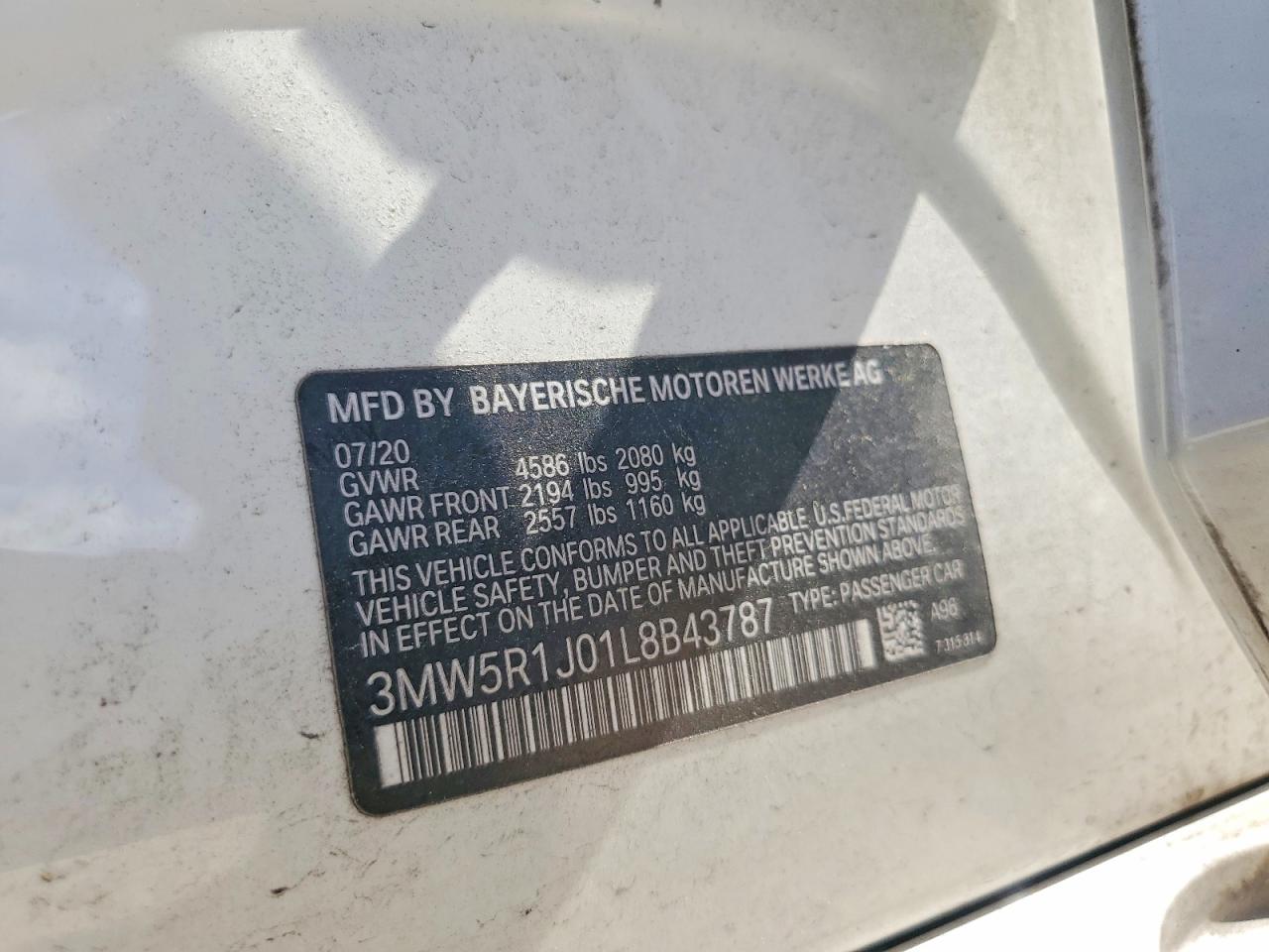 2020 BMW 3 SERIES
