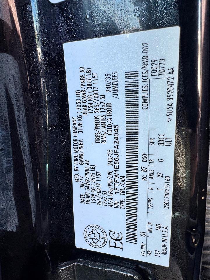 2018 FORD F150